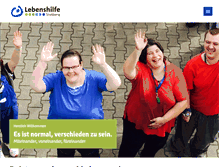 Tablet Screenshot of lebenshilfe-stollberg.de